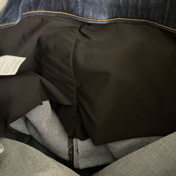 SPANX DISTRESSED SKINNY JEANS Size large raw hem - Picture 15 of 16